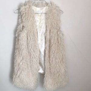 Faux fur vest